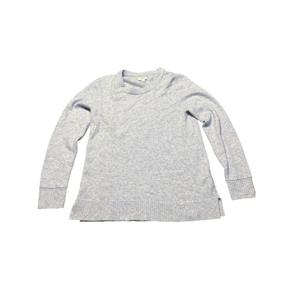 J. Crew Sweaters - J Crew Light Blue‎ Speckled Knit Crewneck Sweater Long Sleeve cozy warm Size S